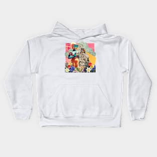 Let's Go Exploring Collage Kids Hoodie